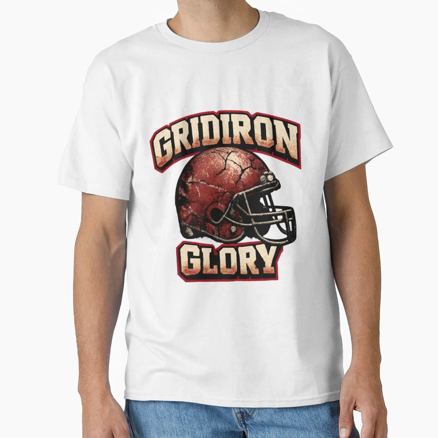 Gridiron Glory Football T-Shirt - Unique Graphic for Adults - T-Shirt, Sweatshirt, Hoodie