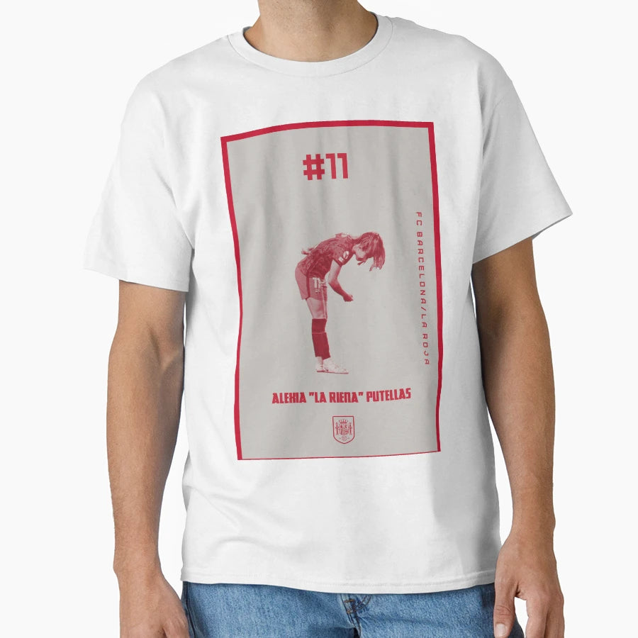 Alexia Putellas Bow T-Shirt - Fun Novelty Design for Adults - T-Shirt, Sweatshirt, Hoodie
