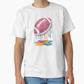 Colorful Dripping Football T-Shirt - Trendy Graphic Unisex - T-Shirt, Sweatshirt, Hoodie