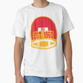 Kansas City Throwback Football Helmet T-Shirt - Trendy Graphic Men Women - T-Shirt, Sweatshirt, Hoodie