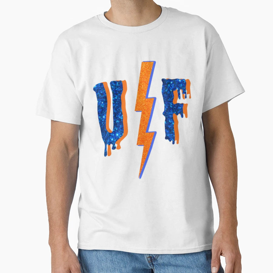 Uf Glitter T-Shirt - Trendy Graphic Men Women - T-Shirt, Sweatshirt, Hoodie