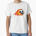 High Speed Soccer Ball Fire T-Shirt - Streetwear Style Men Women - T-Shirt, Sweatshirt, Hoodie