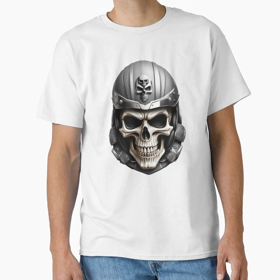 Smiling Skull Happy Life T-Shirt - Unique Graphic Men Women - T-Shirt, Sweatshirt, Hoodie