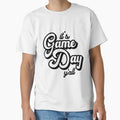Black And White Its Game Day Yall T-Shirt - Trendy Graphic Men Women - T-Shirt, Sweatshirt, Hoodie
