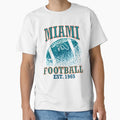 Miami Football T-Shirt - Custom Art Print Men Women - T-Shirt, Sweatshirt, Hoodie