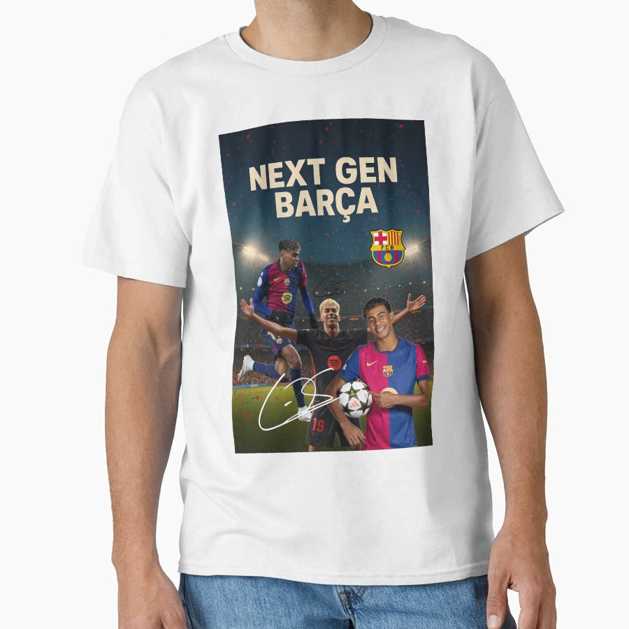 Next Gen Bar Rising Stars Fc Barcelona T-Shirt - Trendy Graphic Unisex - T-Shirt, Sweatshirt, Hoodie