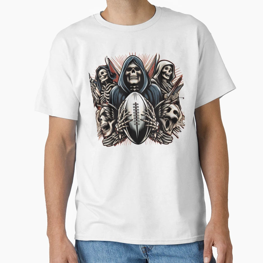 Fantasy Football Death Team T-Shirt - Minimalist Print Men Women - T-Shirt, Sweatshirt, Hoodie
