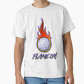 Flame Volley Ball T-Shirt - Fun Novelty Design Unisex - T-Shirt, Sweatshirt, Hoodie