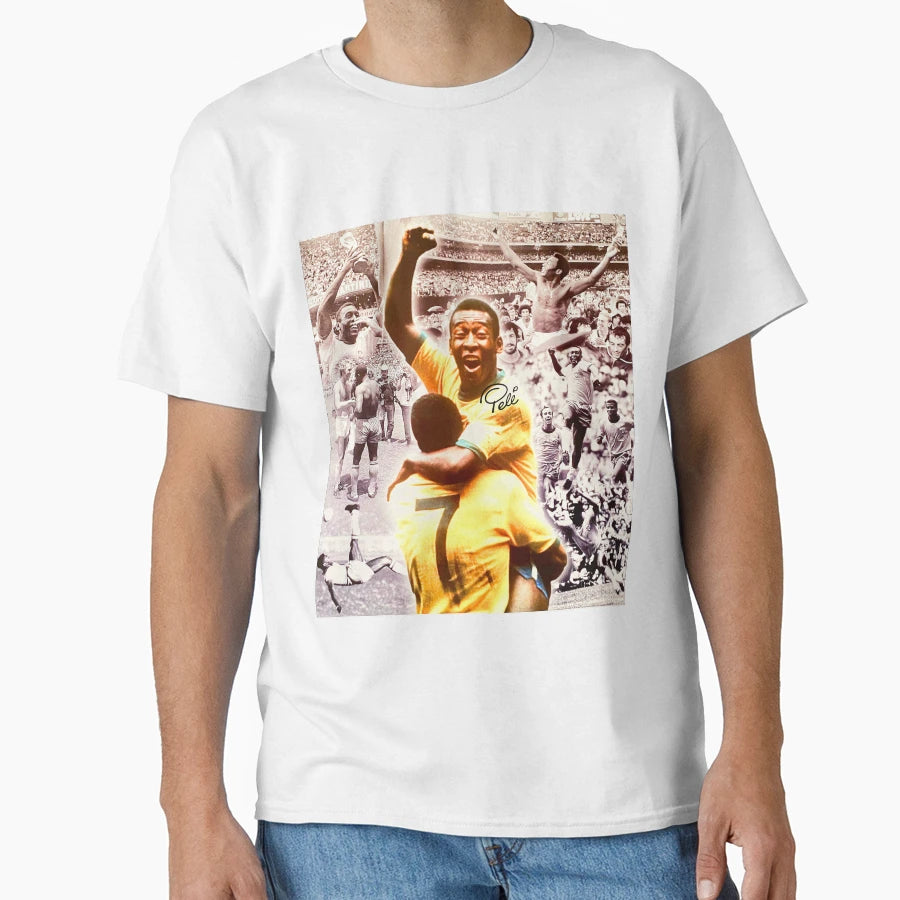 Pele Legend Rest Peace T-Shirt - Streetwear Style Men Women - T-Shirt, Sweatshirt, Hoodie