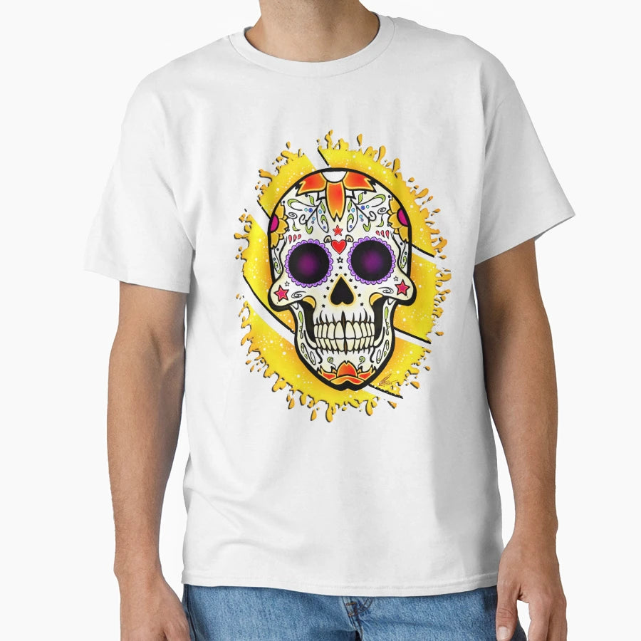 Calavera Love Life Death T-Shirt - Custom Art Print Unisex - T-Shirt, Sweatshirt, Hoodie