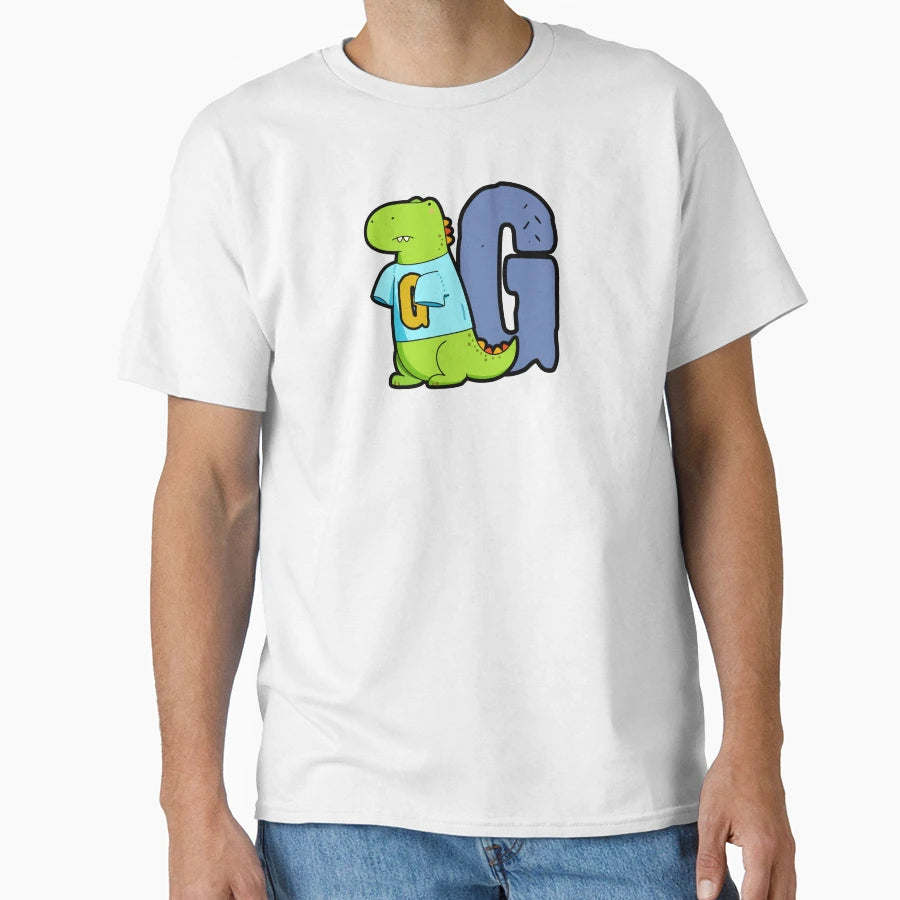 Alphabet Letter G T Rex T-Shirt - Custom Art Print Unisex - T-Shirt, Sweatshirt, Hoodie