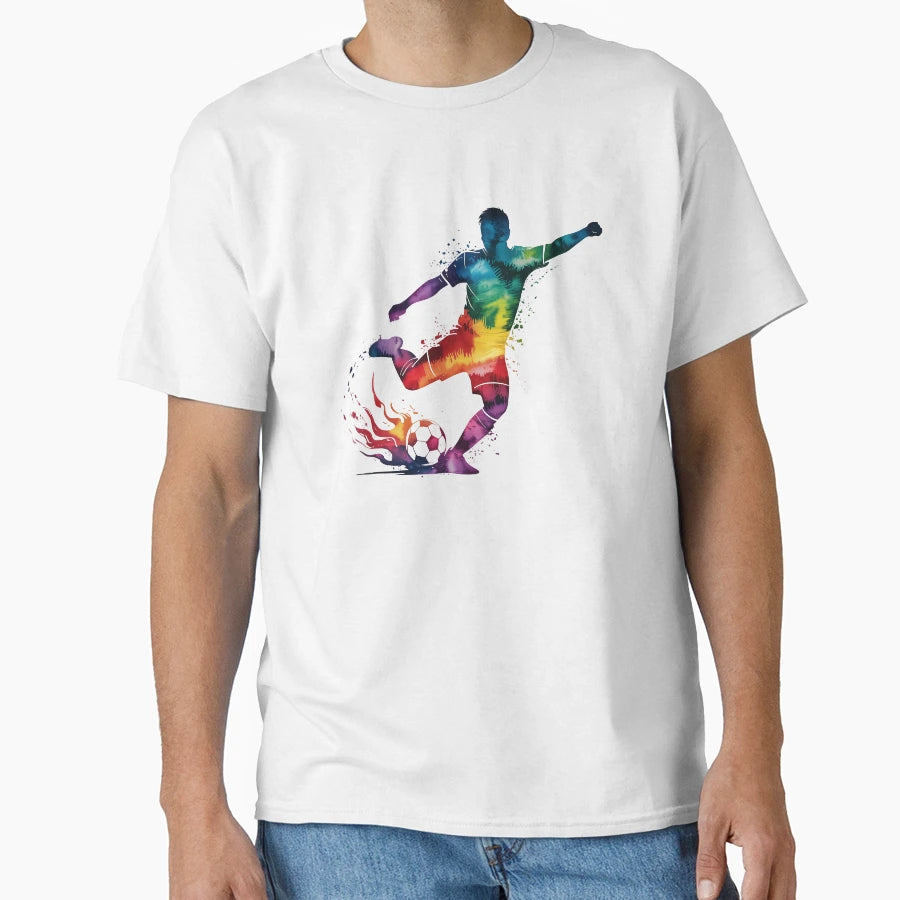 Soccer Kick T-Shirt - Aesthetic Graphic Unisex - T-Shirt, Sweatshirt, Hoodie