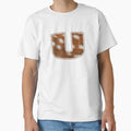 Deer Fur Texture Letter U T-Shirt - Aesthetic Graphic Men Women - T-Shirt, Sweatshirt, Hoodie