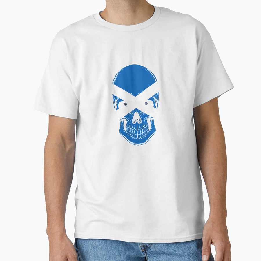 Scotland Skull Scotland Sports T-Shirt - Aesthetic Graphic Men Women - T-Shirt, Sweatshirt, Hoodie