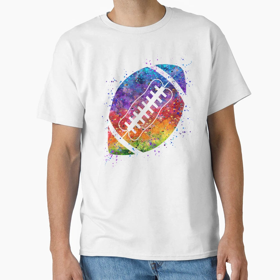Dynamic American Football Ball T-Shirt - Streetwear Style Men Women - T-Shirt, Sweatshirt, Hoodie