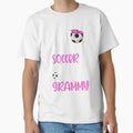 My Favorite Soccer Player Grammy T-Shirt - Minimalist Print Men Women - T-Shirt, Sweatshirt, Hoodie
