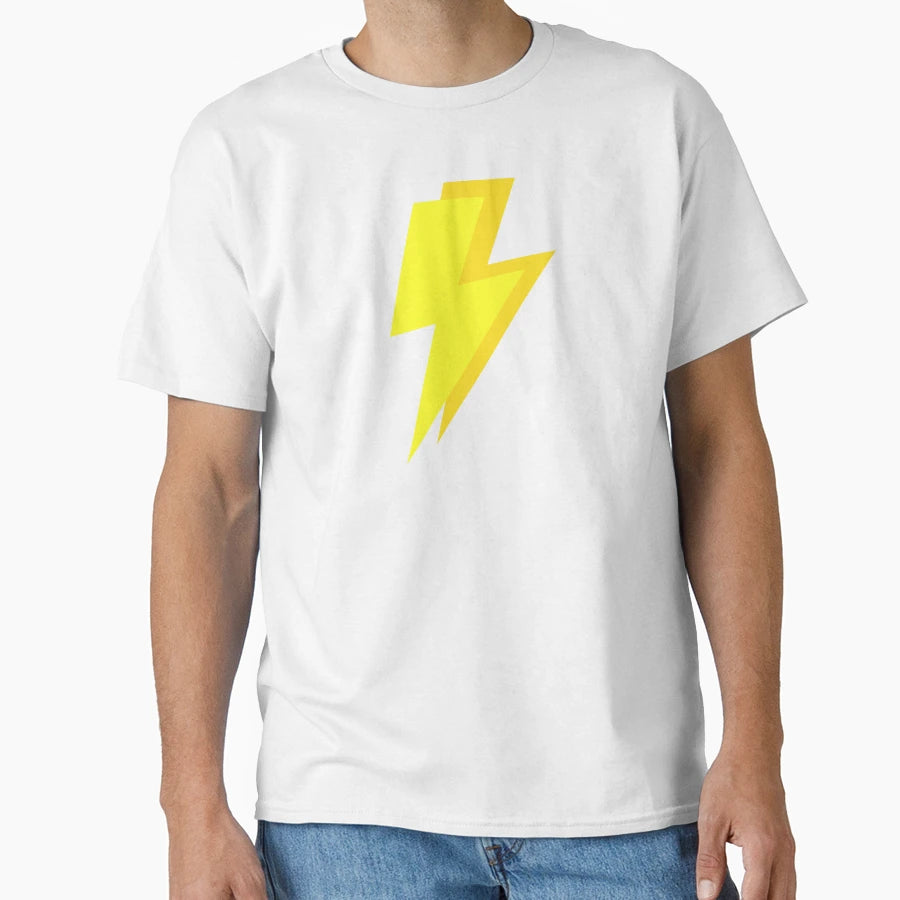 Yellow Lightning Bolts T-Shirt - Streetwear Style Unisex - T-Shirt, Sweatshirt, Hoodie