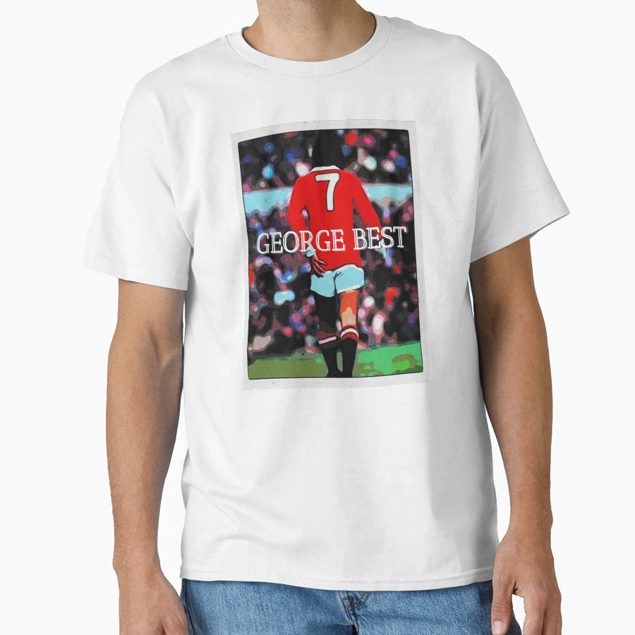 George Best T-Shirt - Custom Art Print Men Women - T-Shirt, Sweatshirt, Hoodie