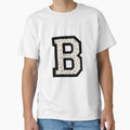 Letter B Leopard T-Shirt - Unique Graphic for Adults - T-Shirt, Sweatshirt, Hoodie