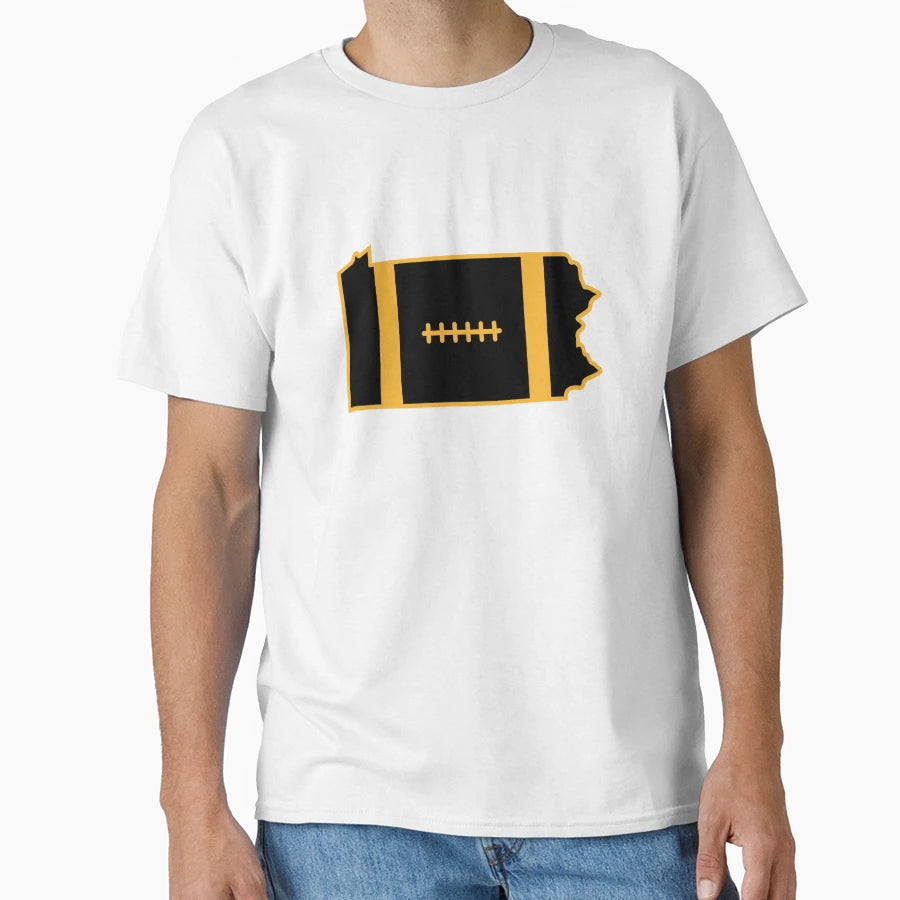 Keystone State Football Steelers T-Shirt - Custom Art Print Unisex - T-Shirt, Sweatshirt, Hoodie