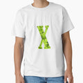 X Botanical Monogram Detailed Clovers T-Shirt - Graphic Print for Adults - T-Shirt, Sweatshirt, Hoodie