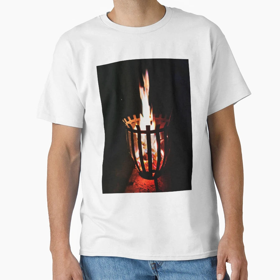 Warming Fire T-Shirt - Minimalist Print Unisex - T-Shirt, Sweatshirt, Hoodie