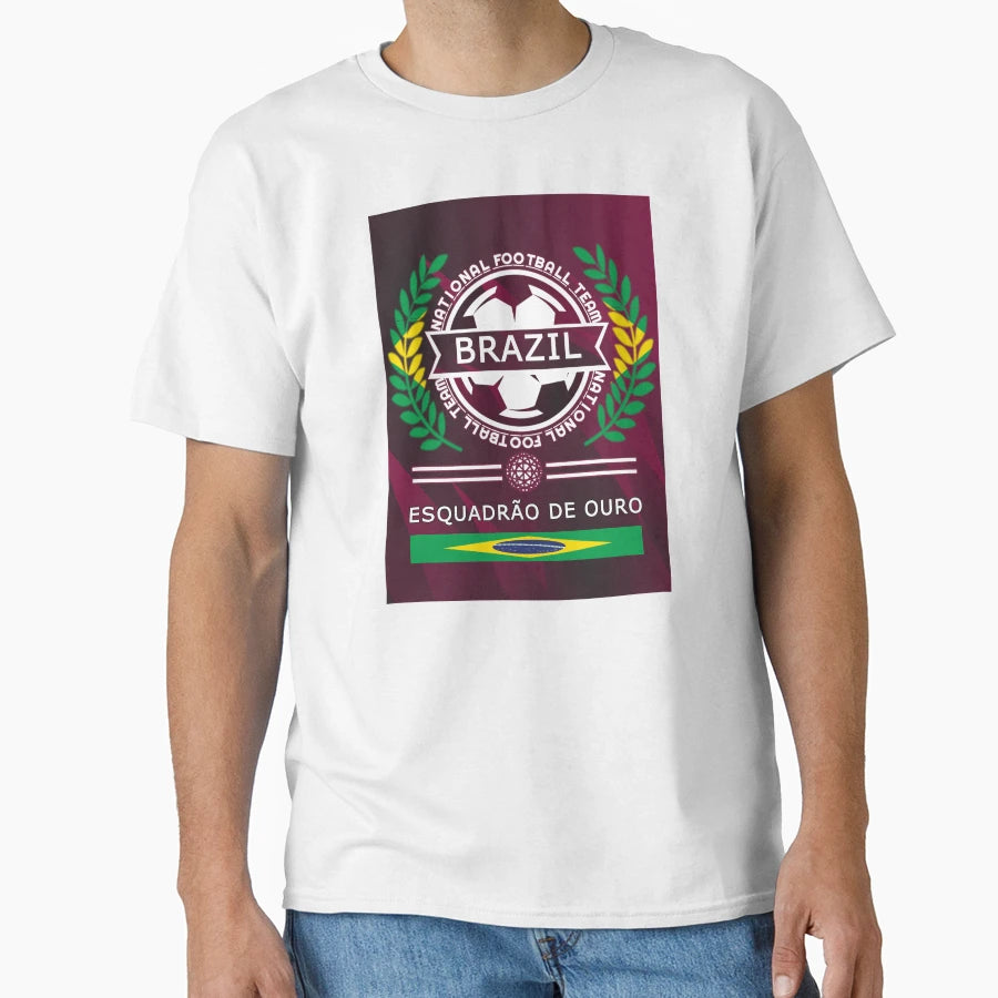 Brazil New Football Supporters And T-Shirt - Custom Art Print for Adults - T-Shirt, Sweatshirt, Hoodie