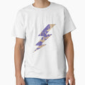 Purple And Gold Lightning Bolt T-Shirt - Casual Everyday Wear Men Women - T-Shirt, Sweatshirt, Hoodie