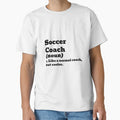 Soccer Coach Like Normal But Cooler T-Shirt - Minimalist Print Men Women - T-Shirt, Sweatshirt, Hoodie