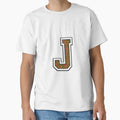 Stoney Clover Lane Letter J T-Shirt - Minimalist Print Men Women - T-Shirt, Sweatshirt, Hoodie