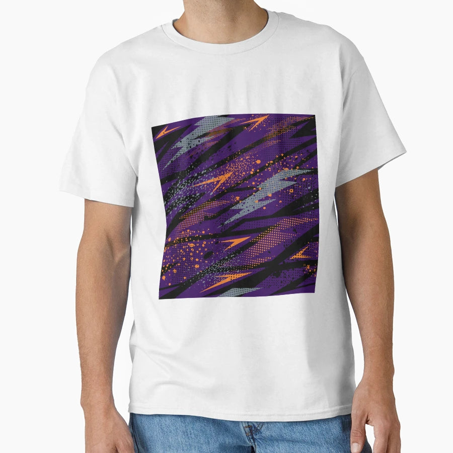 Seamless Pattern Lightning And Ink T-Shirt - Novelty Apparel for Adults - T-Shirt, Sweatshirt, Hoodie