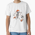 Halloween Skeleton Soccer Football T-Shirt - Streetwear Style Men Women - T-Shirt, Sweatshirt, Hoodie