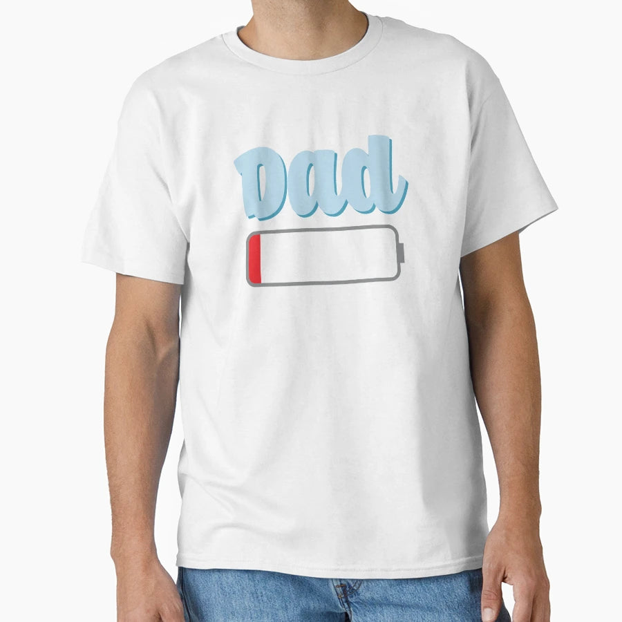 Dad Energy Low T-Shirt - Custom Art Print for Adults - T-Shirt, Sweatshirt, Hoodie