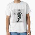 Soccer Player Dribbling T-Shirt - Custom Art Print Unisex - T-Shirt, Sweatshirt, Hoodie