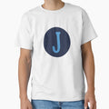 Letter J Monogram T-Shirt - Novelty Apparel Men Women - T-Shirt, Sweatshirt, Hoodie