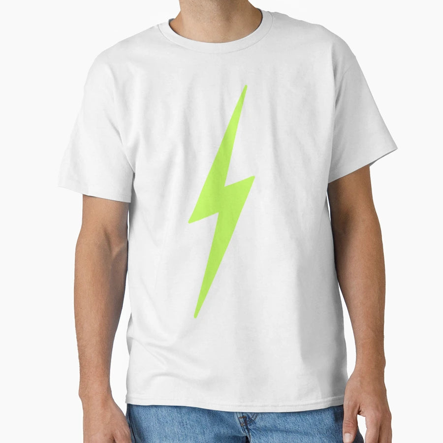 Yellow Lightning Bolt T-Shirt - Casual Everyday Wear Men Women - T-Shirt, Sweatshirt, Hoodie