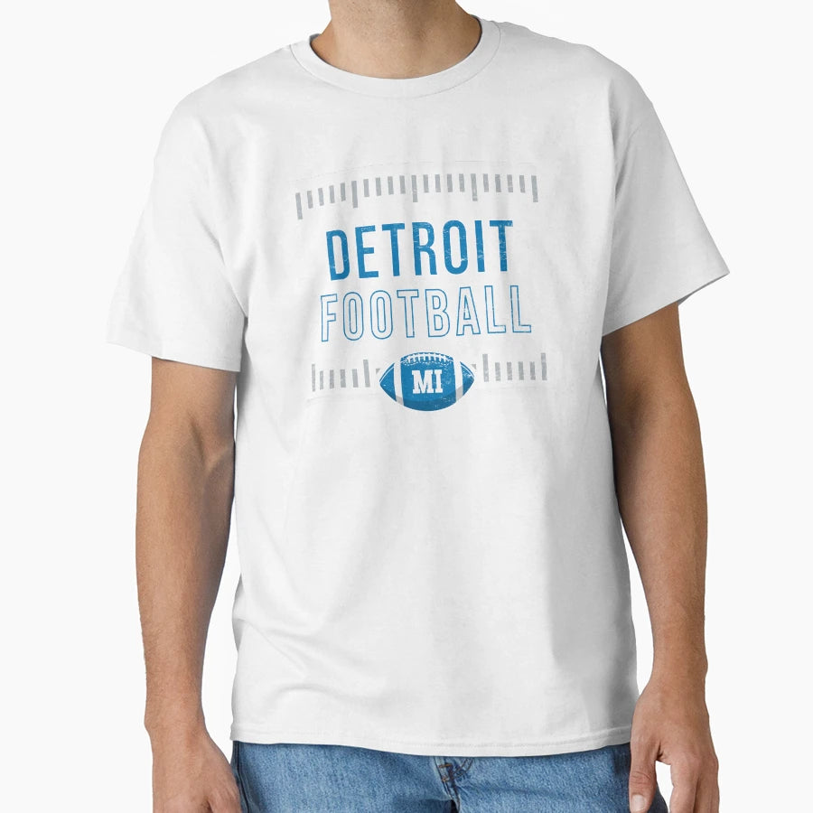 Detroit Football Game Day T-Shirt - Streetwear Style Men Women - T-Shirt, Sweatshirt, Hoodie