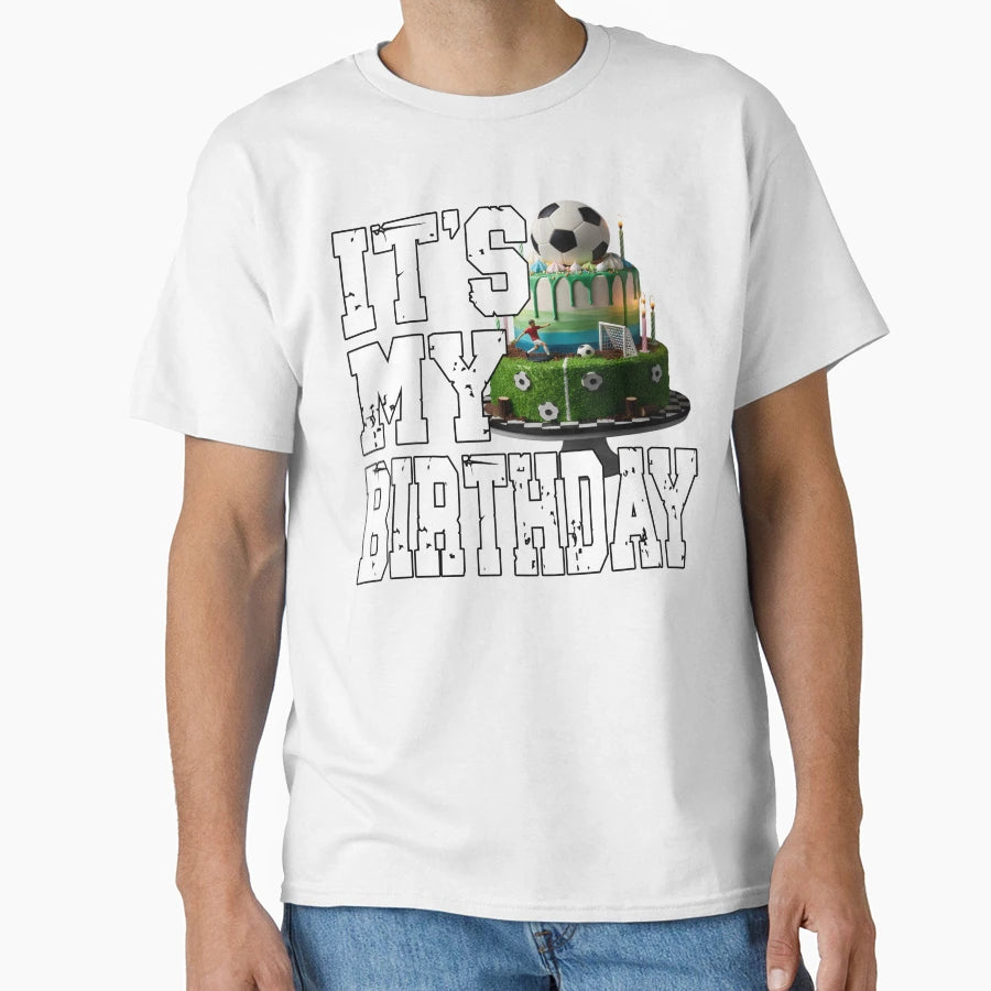 Its My Birthday Football Player T-Shirt - Casual Everyday Wear for Adults - T-Shirt, Sweatshirt, Hoodie