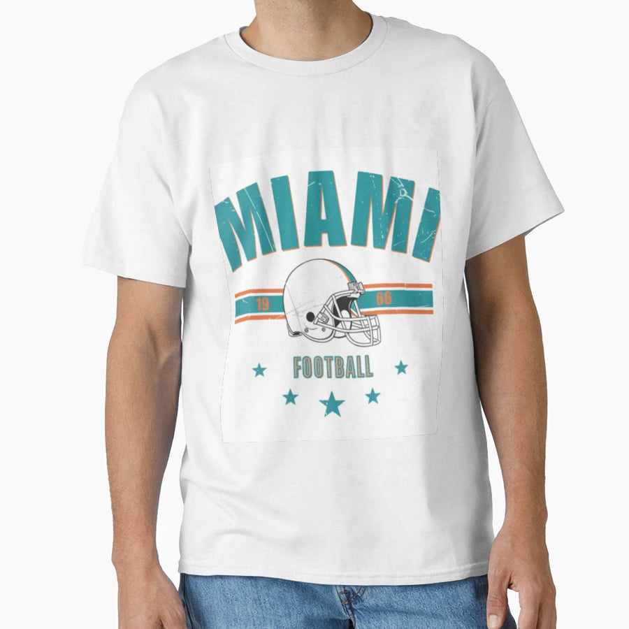 Miami Dolphins T-Shirt - Minimalist Print Unisex - T-Shirt, Sweatshirt, Hoodie
