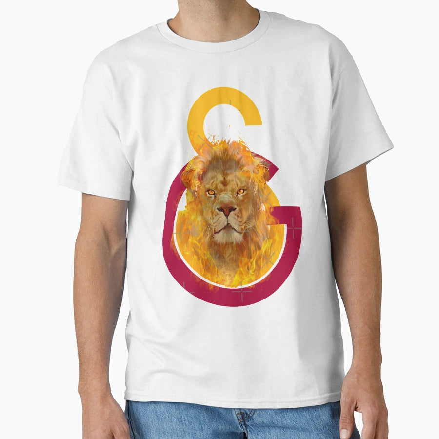 Galatasaray Aslan Fire T-Shirt - Casual Everyday Wear Men Women - T-Shirt, Sweatshirt, Hoodie