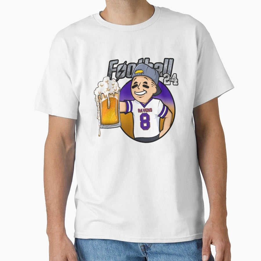 Baltimore Beer And Football T-Shirt - Casual Everyday Wear Men Women - T-Shirt, Sweatshirt, Hoodie