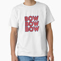 Bow Bow Bow Wnba Indiana Fever Colors T-Shirt - Custom Art Print Unisex - T-Shirt, Sweatshirt, Hoodie