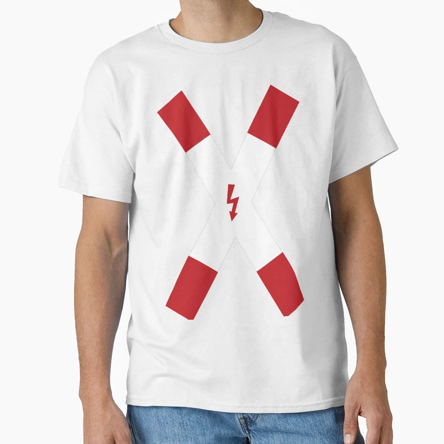 Andreaskreuz Level Crossing Traffic Sign T-Shirt - Unique Graphic Men Women - T-Shirt, Sweatshirt, Hoodie