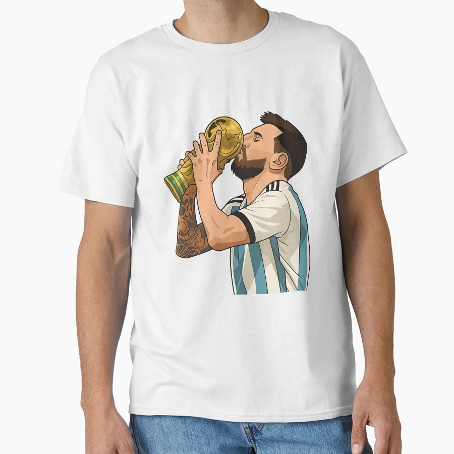 Messi Cup T-Shirt - Trendy Graphic Men Women - T-Shirt, Sweatshirt, Hoodie