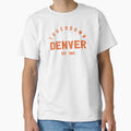 Denver Football Team Kickoff T-Shirt - Novelty Apparel Unisex - T-Shirt, Sweatshirt, Hoodie