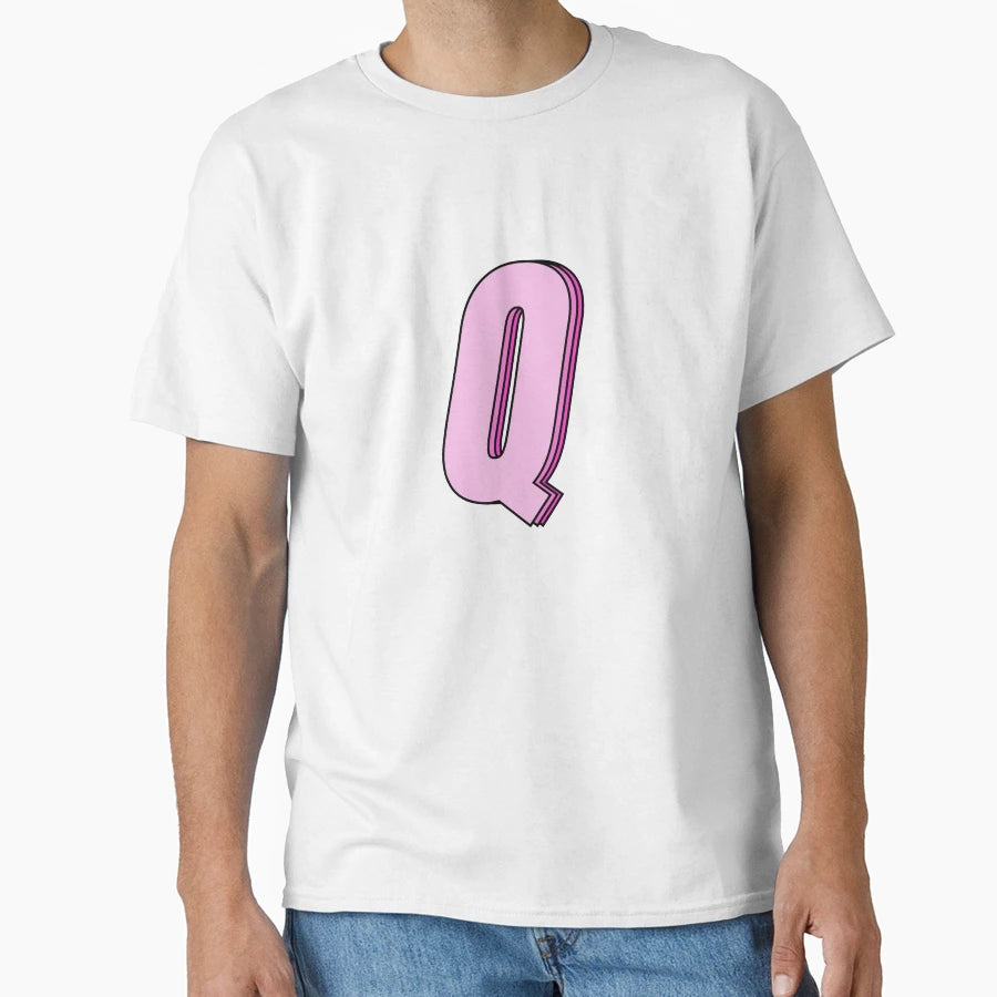 Q Letter T-Shirt - Graphic Print Unisex - T-Shirt, Sweatshirt, Hoodie