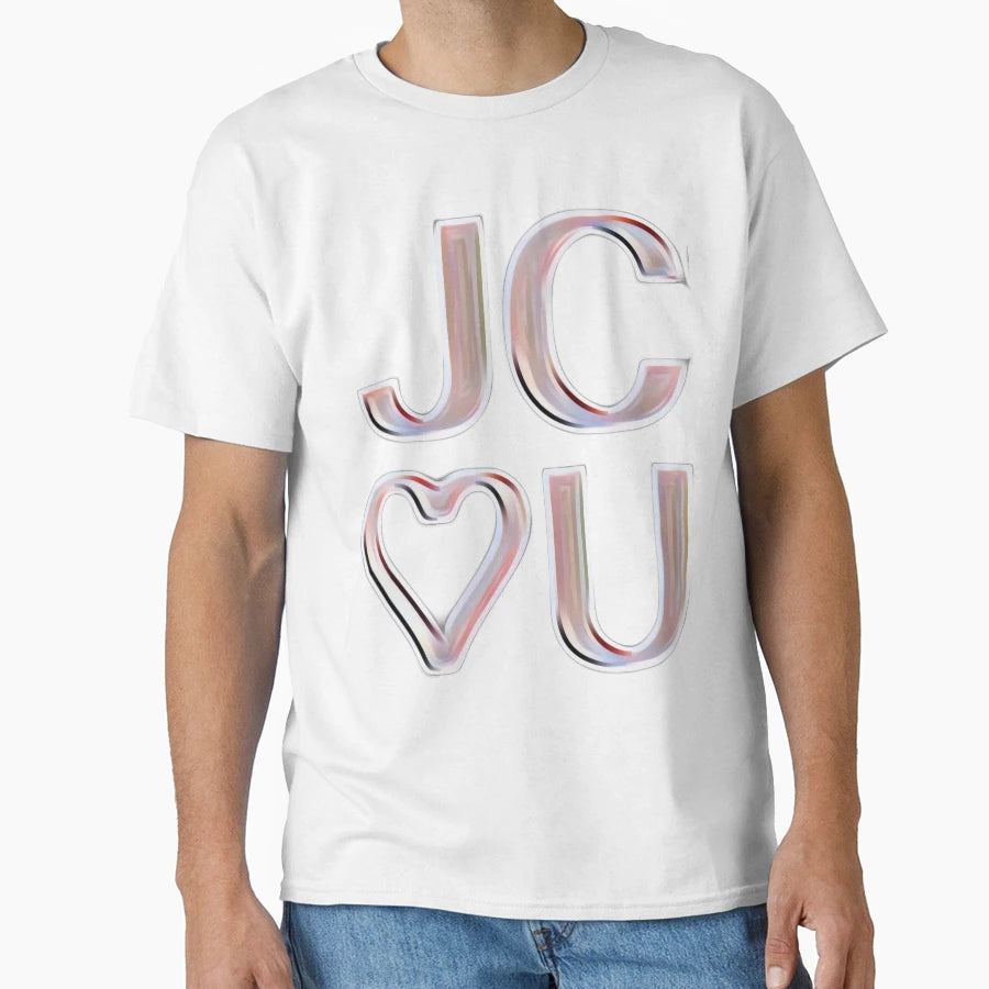 Jc U Jesus Christ Loves You T-Shirt - Trendy Graphic Unisex - T-Shirt, Sweatshirt, Hoodie