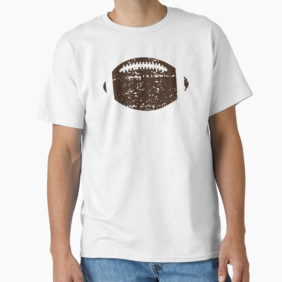 Grunge Football T-Shirt - Fun Novelty Design for Adults - T-Shirt, Sweatshirt, Hoodie
