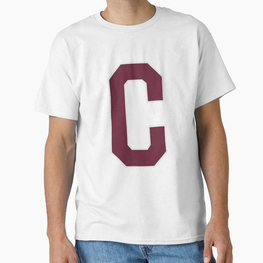 Letter C Bold Collegiate Font Varsity T-Shirt - Minimalist Print Men Women - T-Shirt, Sweatshirt, Hoodie