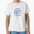 Black Who Writen Big G T-Shirt - Minimalist Print for Adults - T-Shirt, Sweatshirt, Hoodie